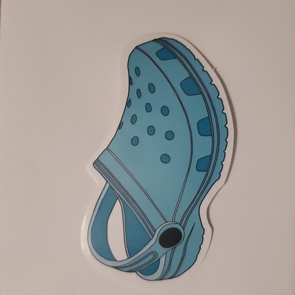 Blue Crocs Sticker - Picture 2 of 3